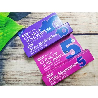 [Ảnh Thật] Combo Kem Giảm Mụn Viêm, Bọc - RUGBY ACNE MEDICATION GEL BENZOYL PEROXIDE 5% - 10%