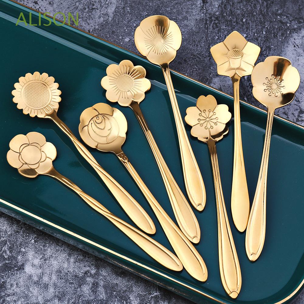 Bộ 8 muỗng ăn bằng thép không gỉ kiểu dáng cổ điển