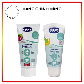 Kem đánh răng cho bé nuốt được Chicco