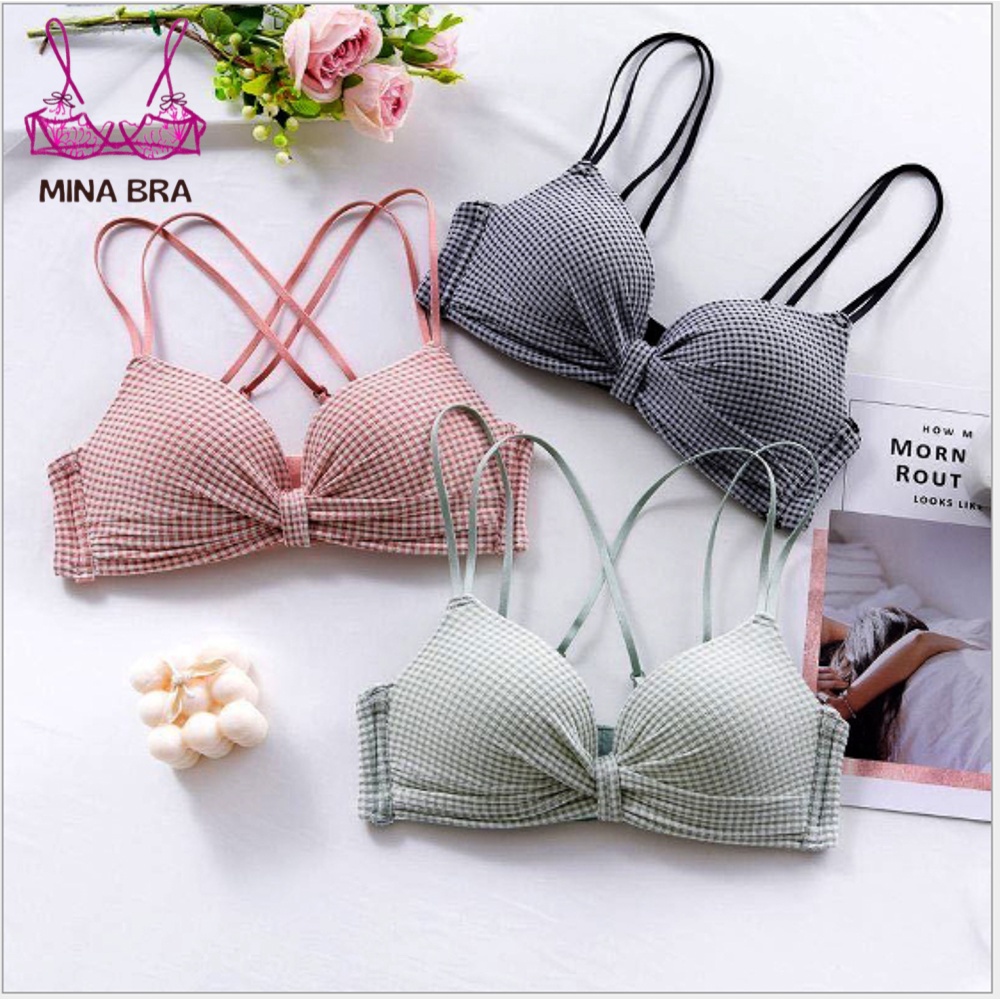 Áo Lót Hai Dây Không Gọng Thời Trang MINABRA Tạo Khe Ngực Giúp Vòng 1 Tròn Đầy, Quyến Rũ CR01 | BigBuy360 - bigbuy360.vn
