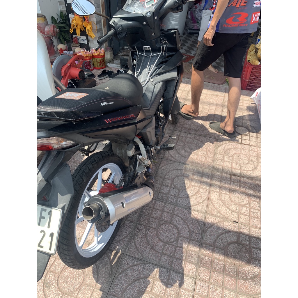 Pô Tăng Móc Bài  62 65 mỏ chu mẫu lon tăng kèm cổ 2 khúc cho các dòng xe Ex Winer Sonic Satria Raider