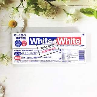 Kem đánh răng Lion white white Nhật bản