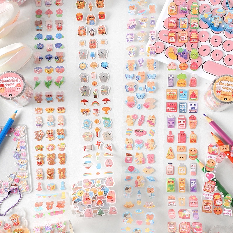 Masking tape decor, sticker trang trí sổ Infeel.me