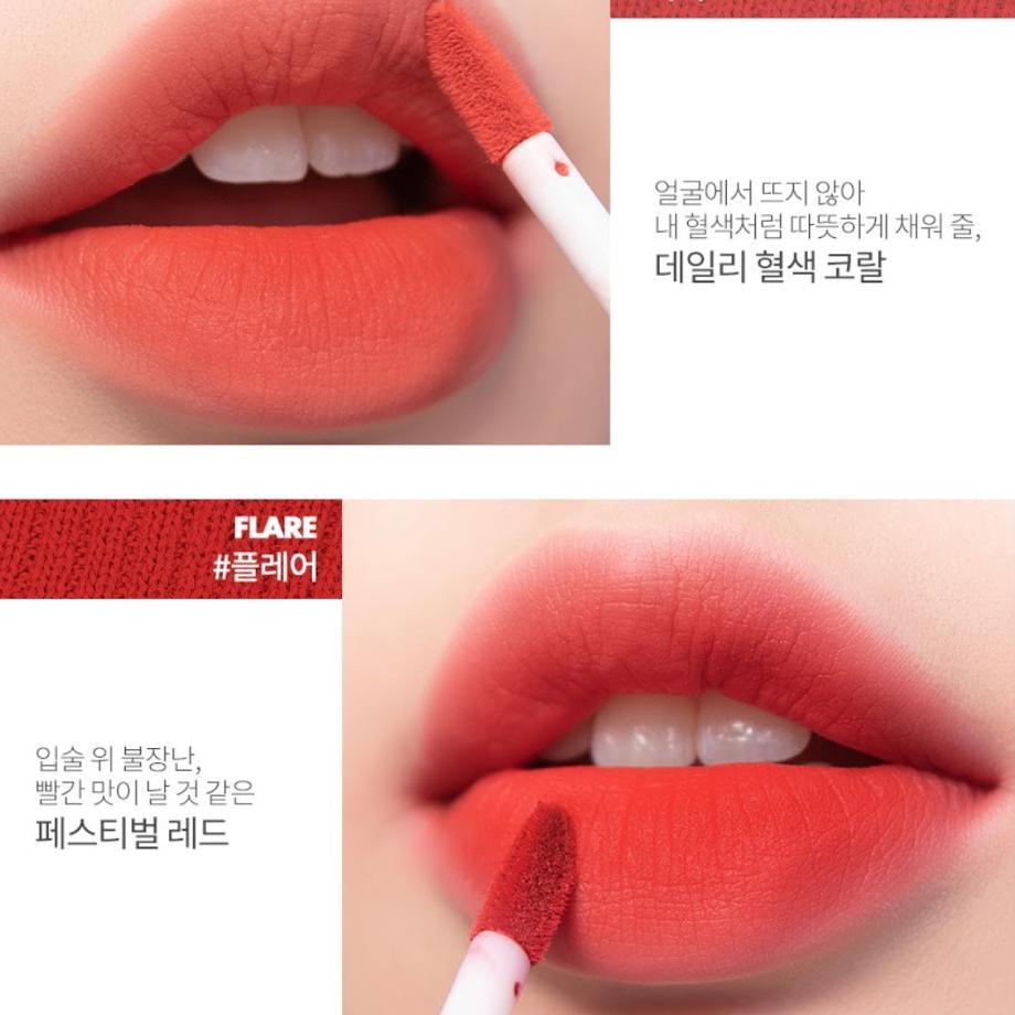 (Hàng Mới Về) Son Tint (Romand) Zero Velvet Tint (11 Màu) Cd7