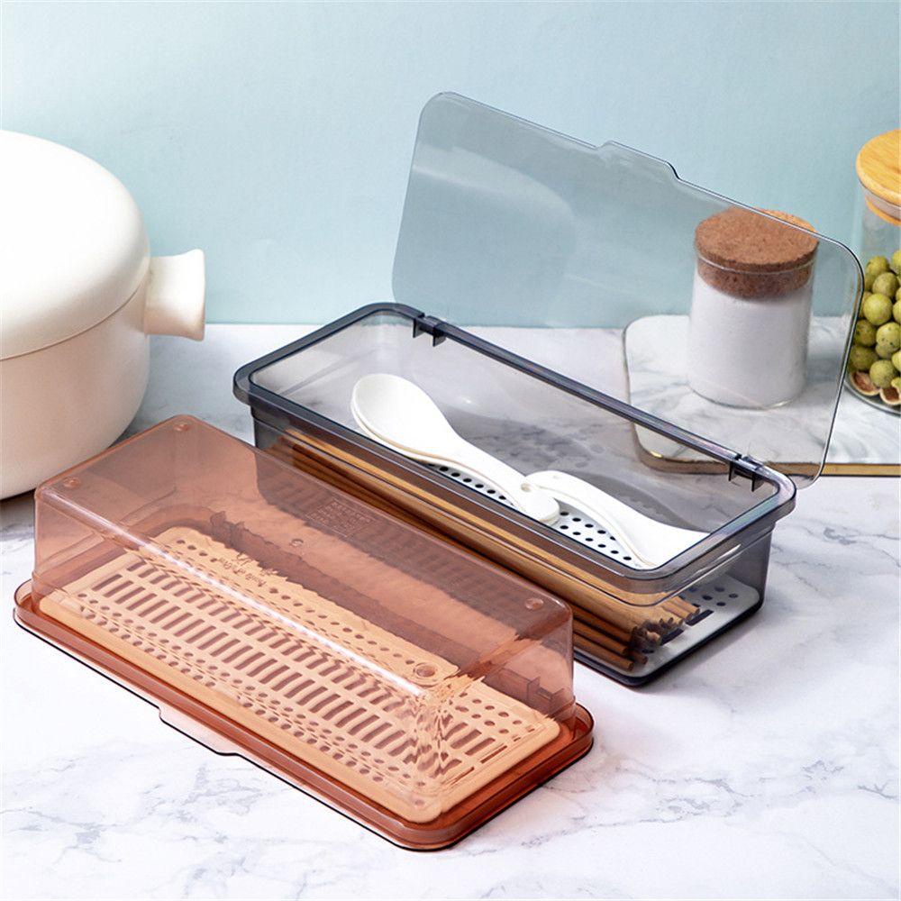 Giá Đỡ Đũa Muỗng Mở Rộng Thiết Kế Thoát Nước Tiện Dụng