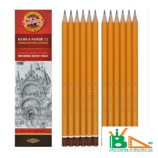 Hộp 12 Bút Chì Tiệp KOH-I-NOOR 1500-7B