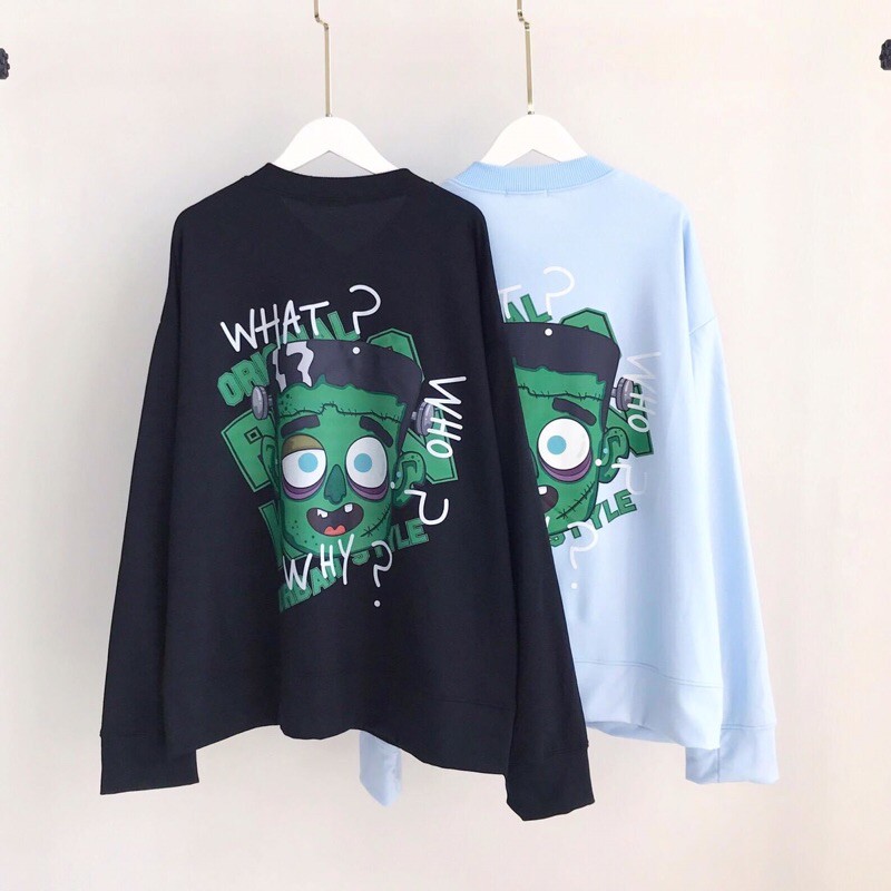 Áo Khoác Cardigan Nút In Hoạ Tiết URBAN STYLE Ulzzang Tay Dài Ảnh Thật