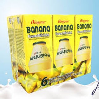 Sữa chuối Binggrae (Hàn Quốc) Lốc 6 hộp 200ml