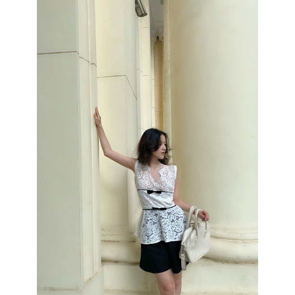 TUBYCATU | Quần short đen lưng cao size S M