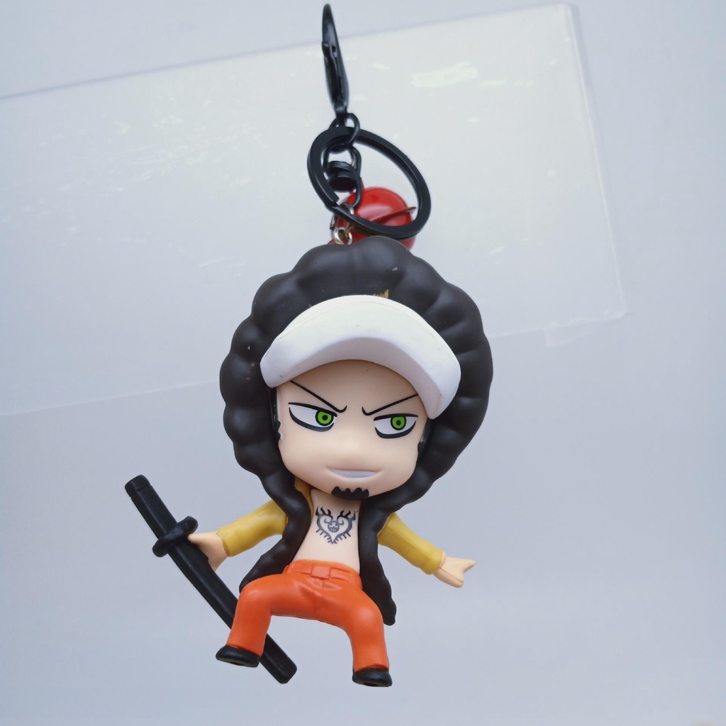 Móc Chìa Khoá Mô Hình Luffy, Zoro, Sanji, Nami, Law, Sabo
