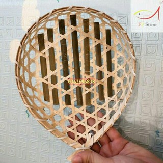 Rổ tre cá trang trí nhà hàng khách sạn,  quán cafe