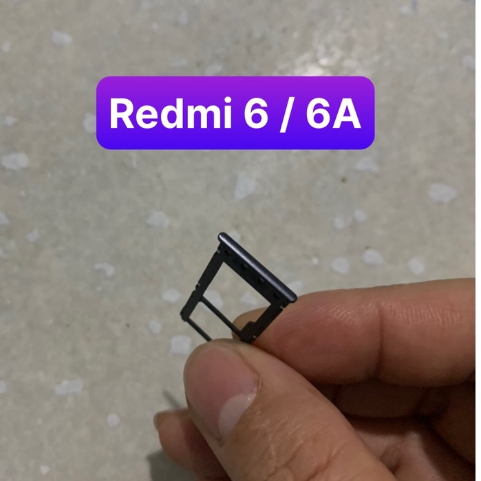 khay sim xiaomi redmi 6 / 6A dùng chung