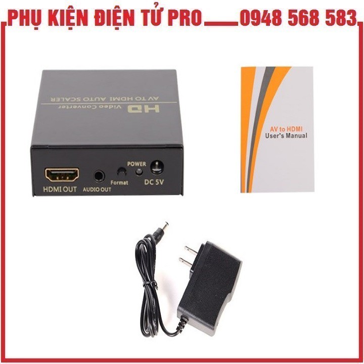 Bộ Chuyển Đổi Hdmi Sang Av Audio Video Convert Fj-Ha1308