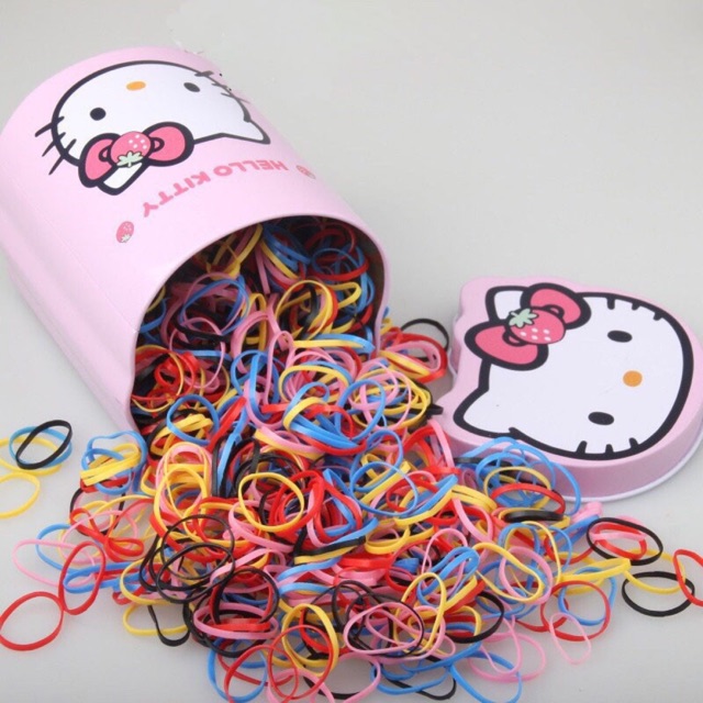 HỘP CHUN BUỘC TÓC HELLO KITTY