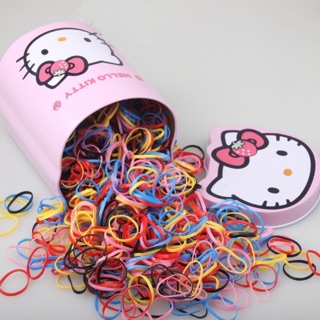 Hộp chun buộc tóc hello kitty
