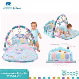 Thảm Nhạc 9BABY Vui Nhộn Cho Bé Hình Hươu- CHÂN MÀU XANH
