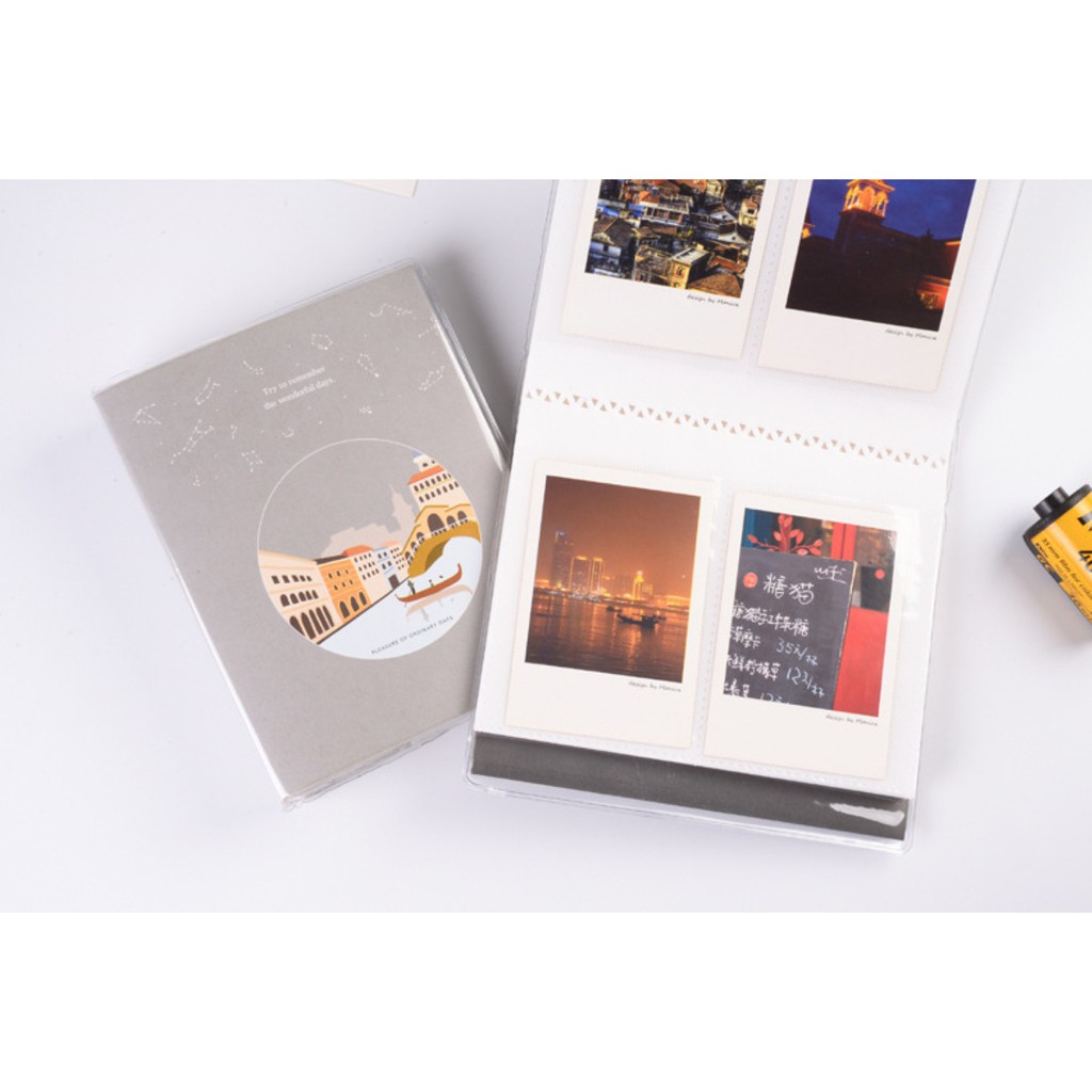 [Mã SKAMLTSM9 giảm 10% đơn 99K] Album Polaroid Phong cảnh 6x9 cm 64 tấm