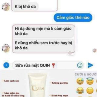 SỮA RỬA MẶT QUIN Chính Hãng