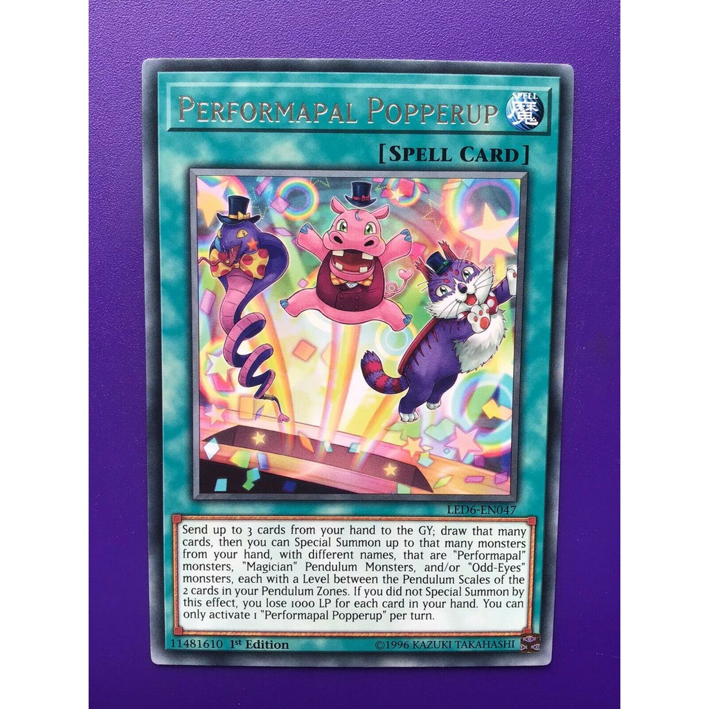 THẺ BÀI YUGIOH PERFORMAPAL POPPERUP