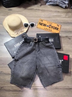 Quần short jean rách - quần đùi bò ngố