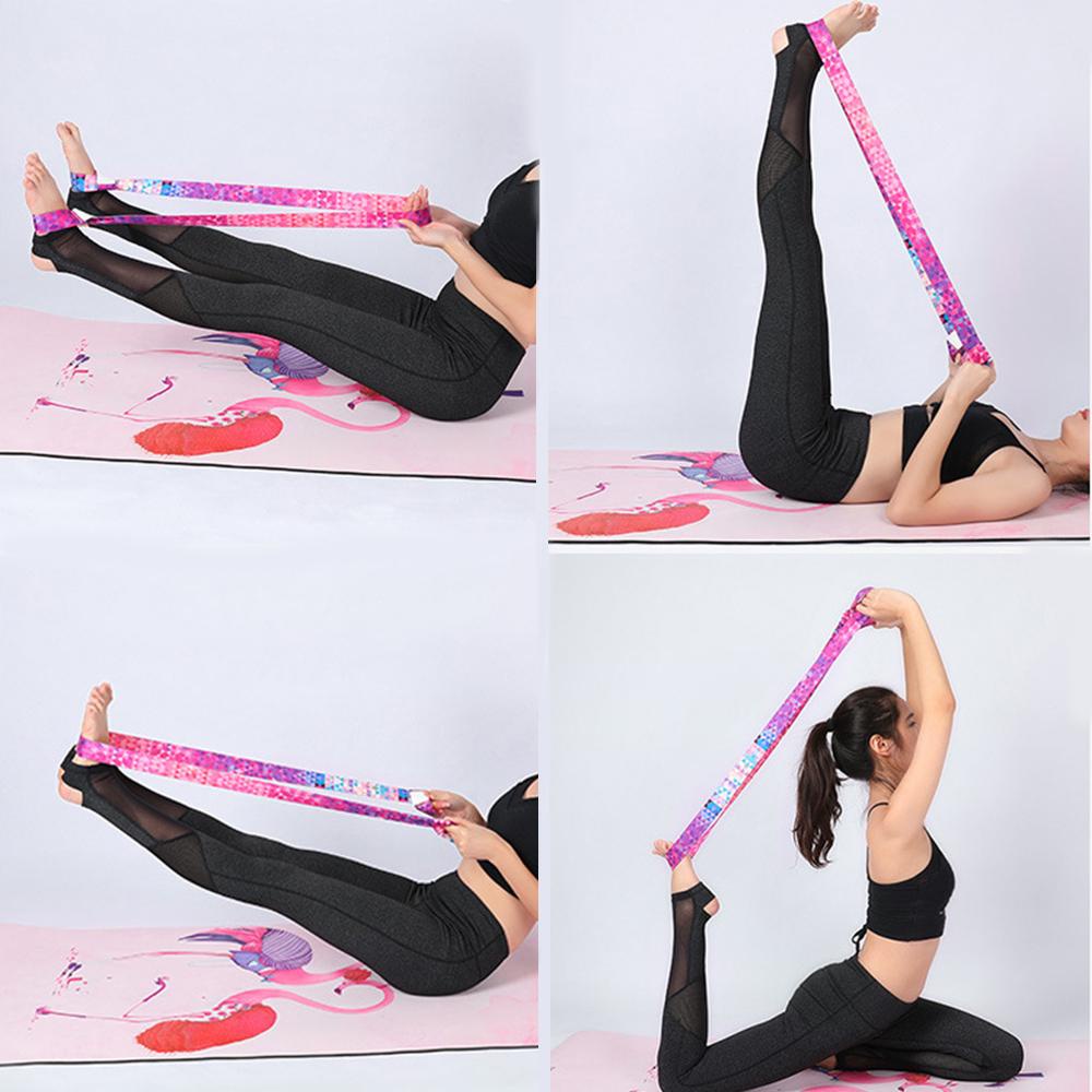Dây Đeo Thảm Tập Yoga Bằng Cotton Co Giãn Điều Chỉnh Được