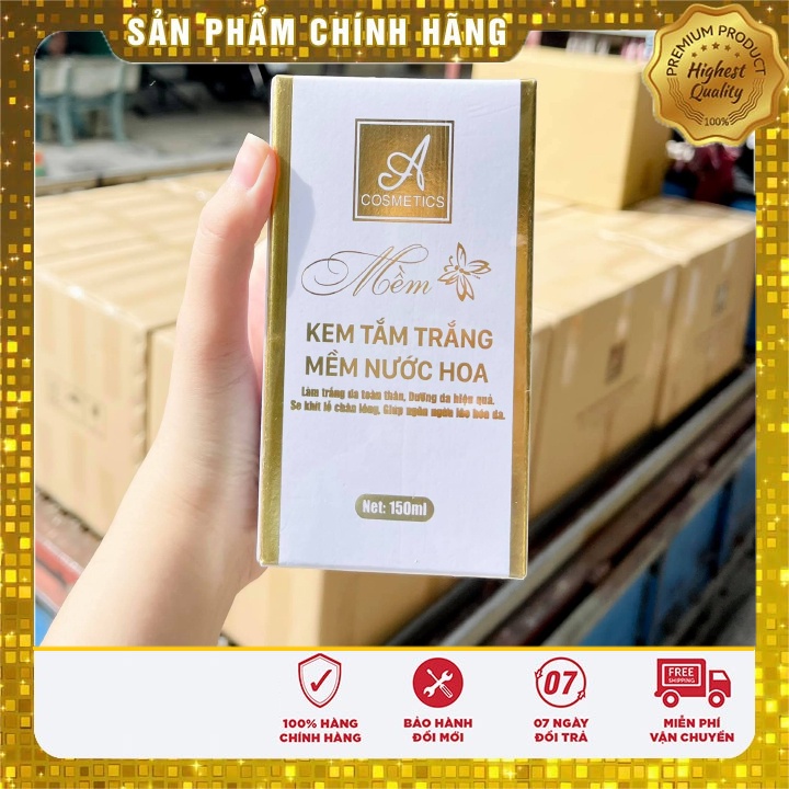 [Chính Hãng] tắm trắng mềm nước hoa A cosmetic phương anh date mới