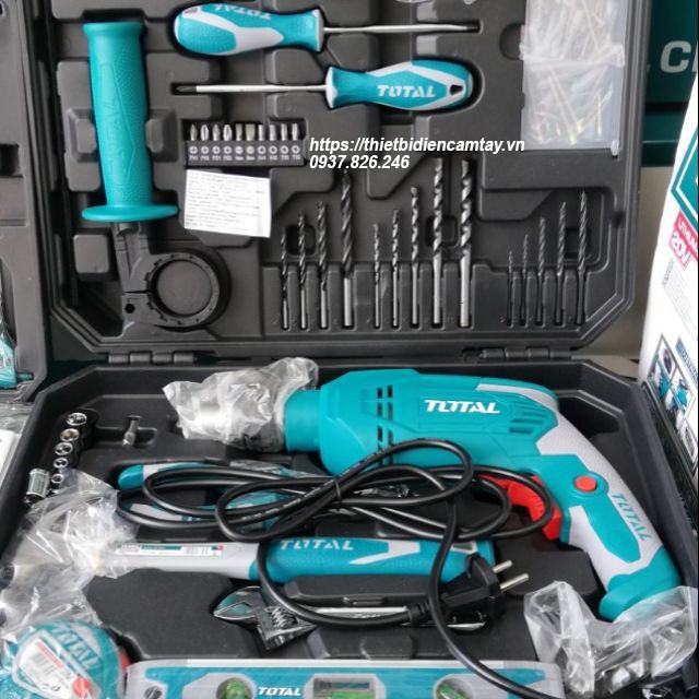 Bộ máy khoan bê tông 101 món Total THKTHP1012E