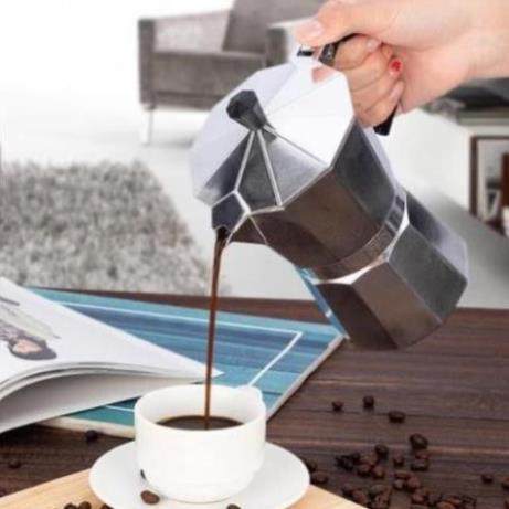 Ấm pha cà phê Moka Express 3TZ (6 cup), bình pha cà phê kiểu Ý