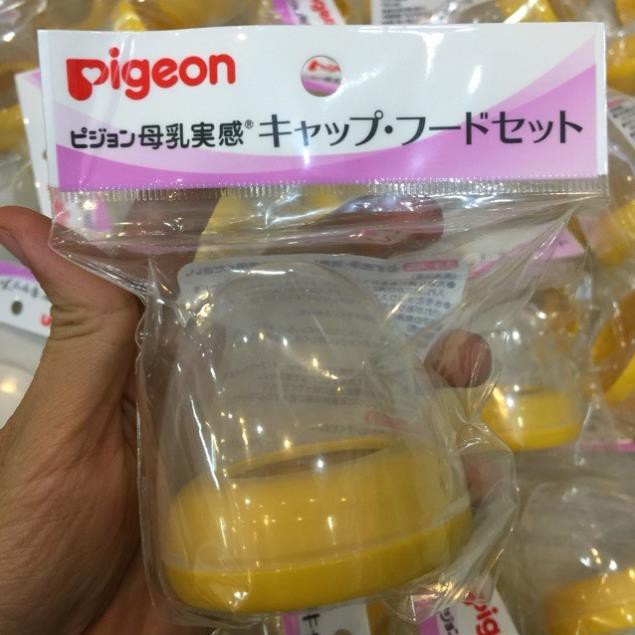 Set nắp và cổ bình sữa Pigeon cổ rộng