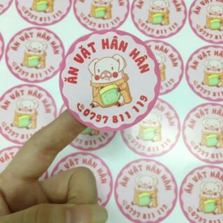 [HCM] In Tem Dán Nhãn Sticker theo yêu cầu