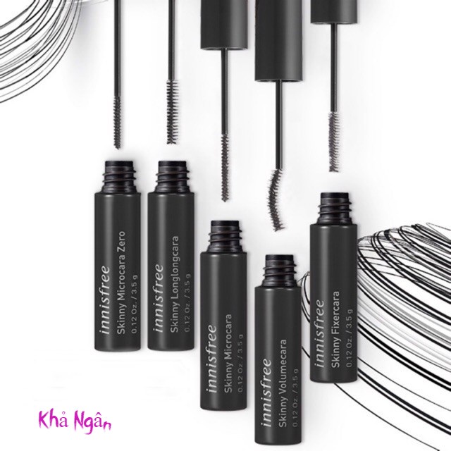 Mascara đầu chải siêu mảnh Innisfree Skinny