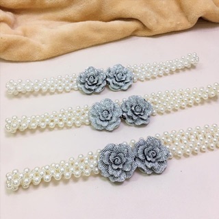 Dây ngọc 2cm hoa hồng tuyết