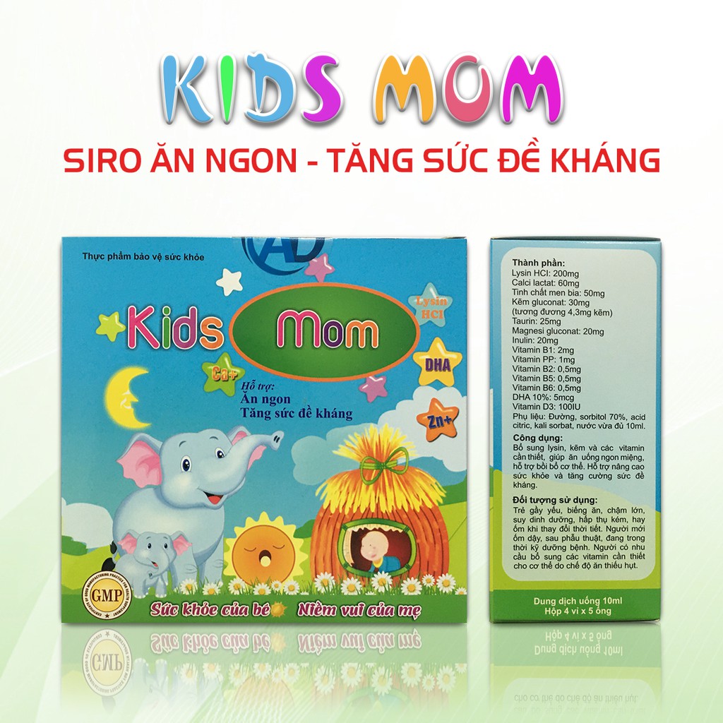 Siro ăn ngon - Tăng sức đề kháng - Nâng cao miễn dịch - Cung cấp Lysine, Calcium, Vitamin & khoáng chất cơ bản