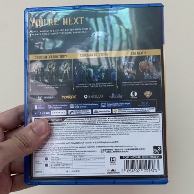Mortal Máy Chơi Game Kombat 11 Ii Ps4 Region 3 / 1 Playstation Ps 4 Reg R3 Reg3 Bd Cassette Combat Kombat11 Xi Mk11