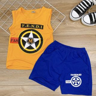Bộ sát nách FENDI bé trai(uyendo)