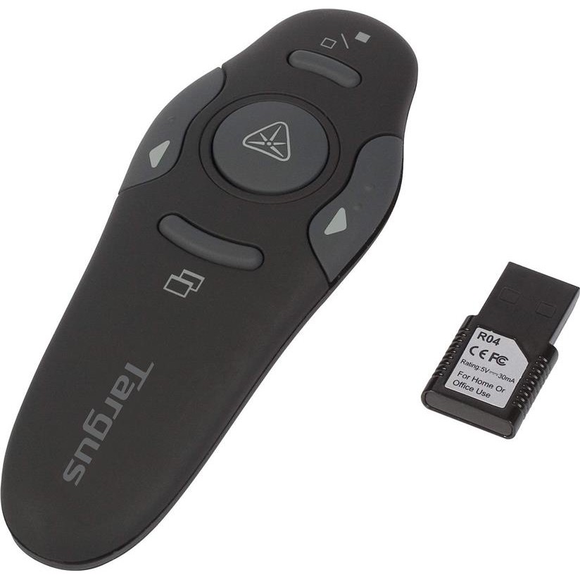 Bút Trình Chiếu TARGUS AMP16 Wireless USB Presenter with Laser Pointer Thương Hiệu Mỹ - Hàng Chính Hãng