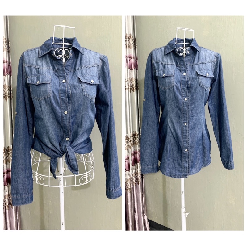 Áo sơ mi bò chất đẹp cotton