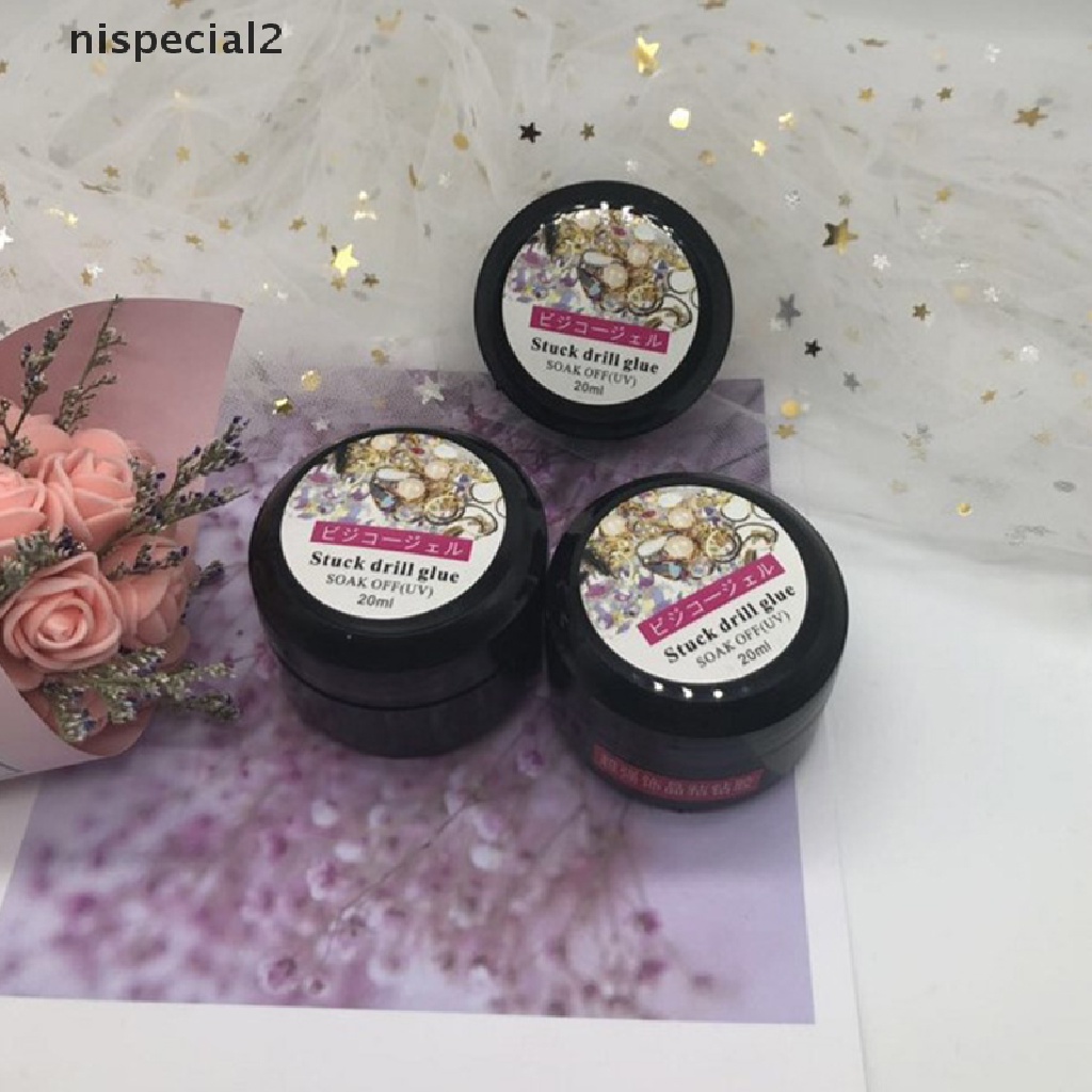 Hộp Đựng Keo Dán Móng Tay Siêu Dính Trong Suốt