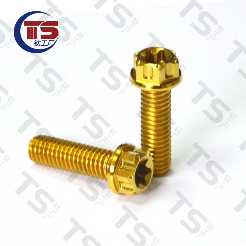 Ốc Vít Đầu Phẳng Hợp Kim Titan M6X10-70mm Chuyên Dụng Cho Động Cơ Xe Hơi