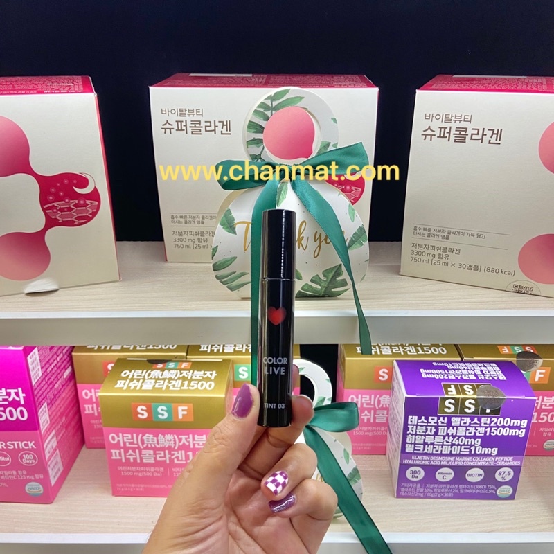 💄Son Aritaum Color Live Tint Màu No.3 Đỏ Cam - 3.5g