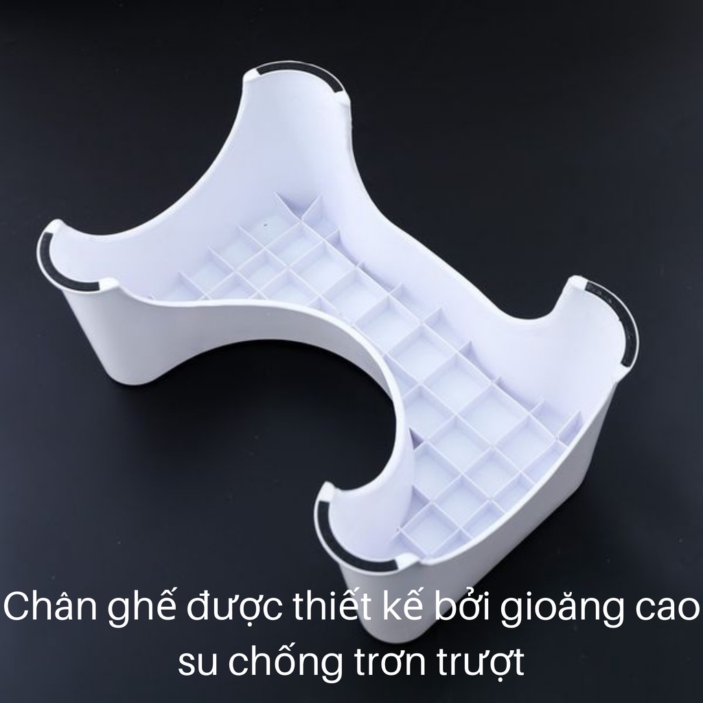 Ghế Kê Chân Bồn Cầu Chống Táo Bón Việt Nhật, Ghế Kê Chân Toilet Việt Nhật Cho Trẻ Em Và Người Già