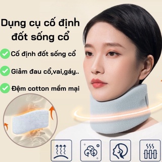 Dụng cụ hỗ trợ, đai nẹp cố định cổ, kéo dãn, chữa thoái hóa, thoát vị đốt sống cổ tại nhà