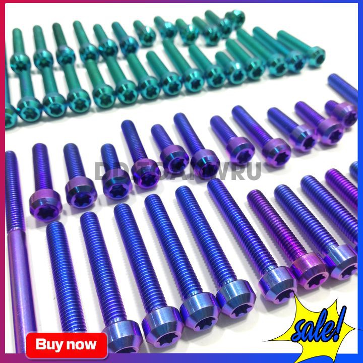 Full Bộ Ốc Gắn Lốc Máy cho xe Raider Fi - Siêu chất Siêu rẻ