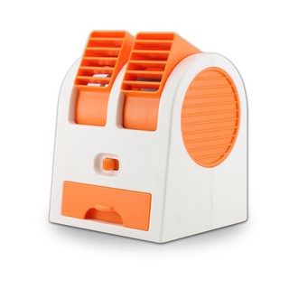 Quạt điều hòa hơi nước 2 cửa mini có khay đá