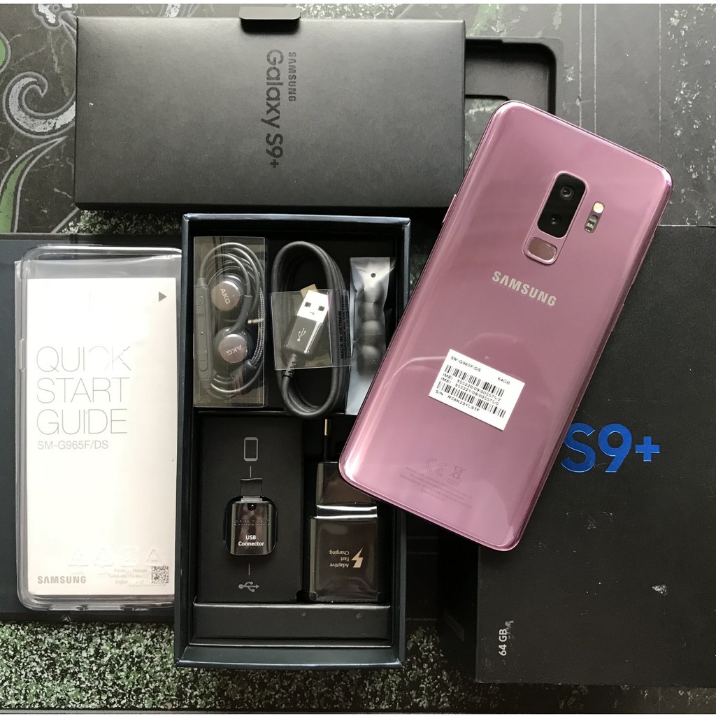 Điện thoại Samsung Galaxy S9 Plus 2 sim, ram 6Gb-64Gb Fullbox