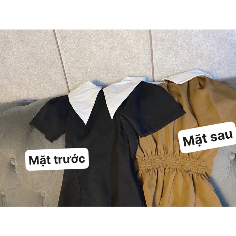 Áo sơ mi chiết eo vạt nhọn - SHOP THƠM PHẠM