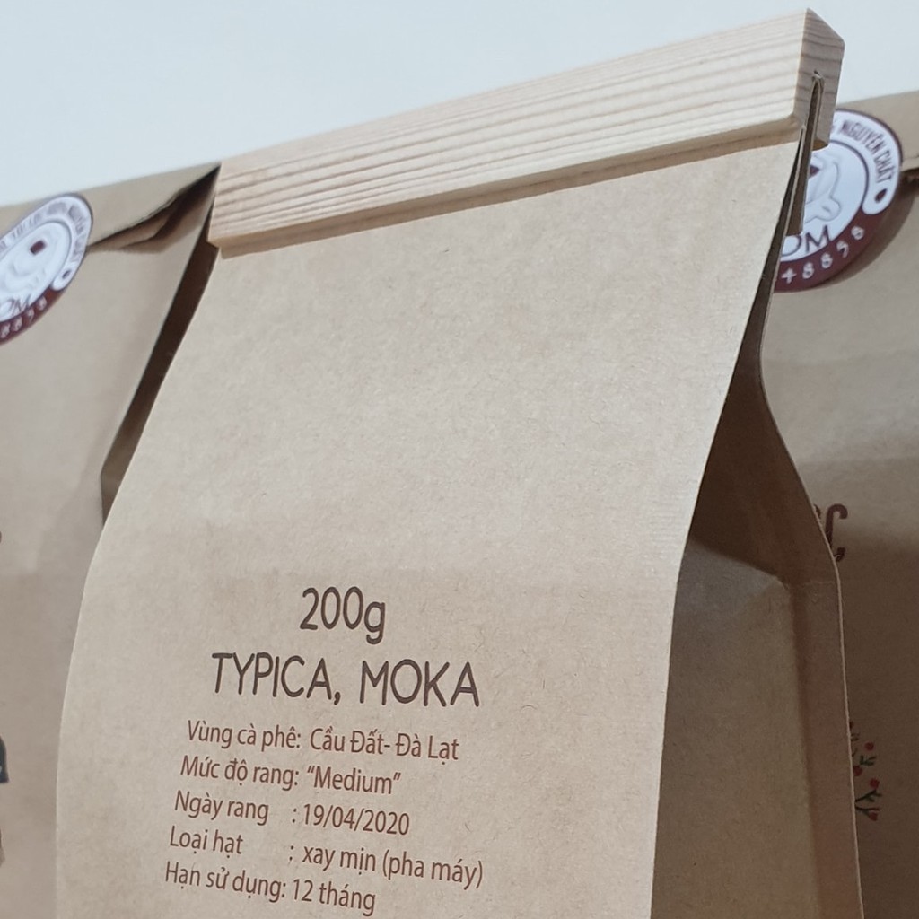 Cà phê rang mộc Arabica Cầu Đất nguyên chất