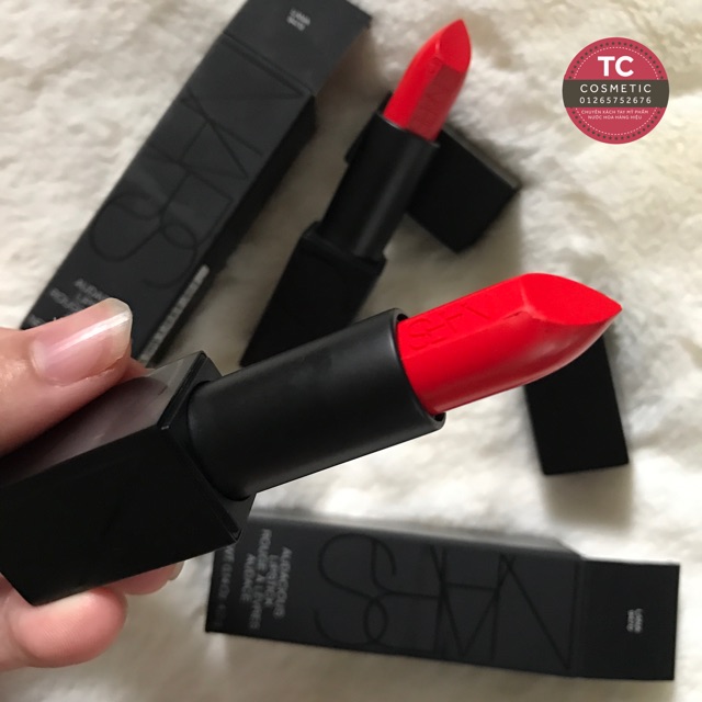 Son Nars Audacious Màu Lana đỏ cam bị lỗi nhẹ