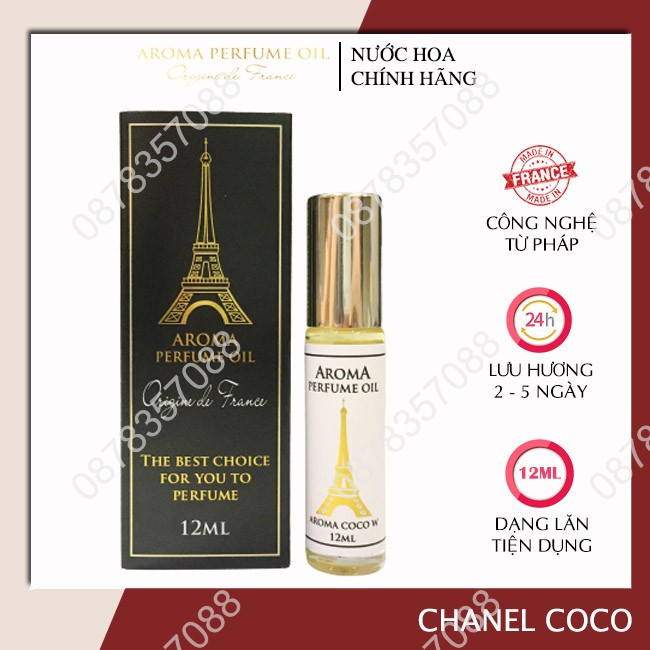 Nước Hoa Chanel, Tinh Dầu Nước Hoa CHANEL COCO 12ml - Nồng Nàn, Gợi Cảm | Thế Giới Skin Care