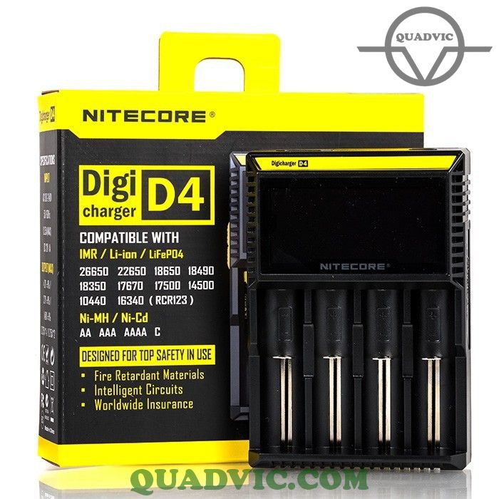 Sạc pin đa năng cao cấp Nitecore D4 Digicharger N00343 Quadvic.com